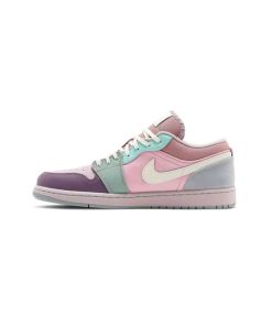 کفش نایک ایرجردن 1 ساق کوتاه آبی پاستیلی Nike Air Jordan 1 Low Easter Pastel