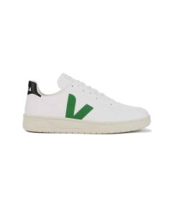 کفش کژوال وجا وی10 سفید سبز مشکی Veja V-10 White Emeraude Black
