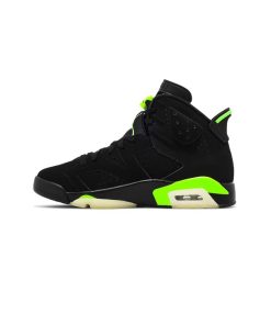 نایک ایرجردن 6 مشکی سبز Nike Air Jordan 6 Retro Black Electric Green