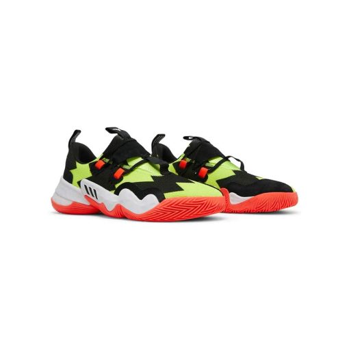 کتونی آدیداس تری یانگ مشکی سبز نارنجی Adidas Trae Young 1 Atlanta