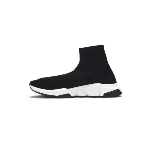 کتونی جورابی بالنسیاگا مشکی سفید Balenciaga Speed Trainer Black White