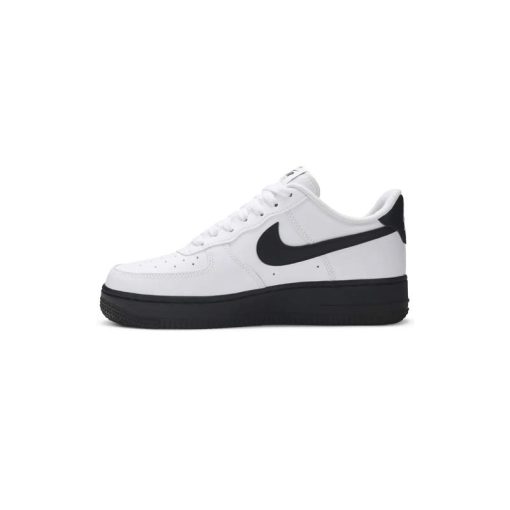 کتونی نایک ایرفورس 1 سفید زیره مشکی Nike Air Force 1 Low White Black Sole