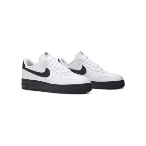 کتونی نایک ایرفورس 1 سفید زیره مشکی Nike Air Force 1 Low White Black Sole