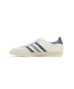 کفش آدیداس گزل کرم سفید سورمه ای Adidas Gazelle Indoor White Preloved Ink