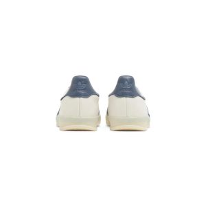 کفش آدیداس گزل کرم سفید سورمه ای Adidas Gazelle Indoor White Preloved Ink