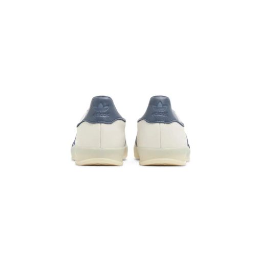 کفش آدیداس گزل کرم سفید سورمه ای Adidas Gazelle Indoor White Preloved Ink