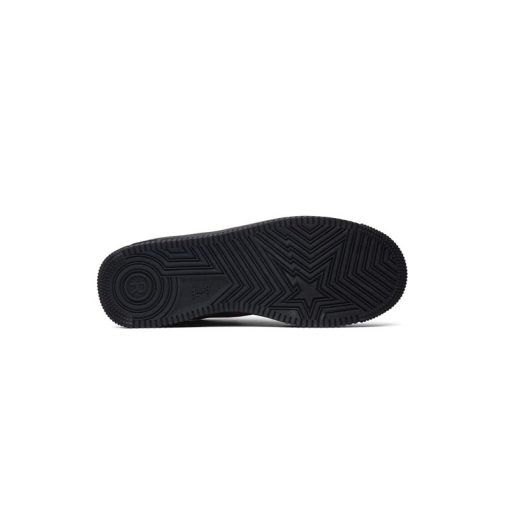 کفش بیپ استا ورنی مشکی قرمز Bapesta Low Black Shark Face