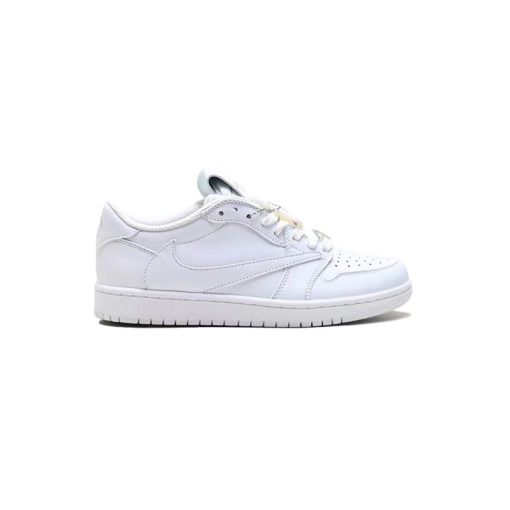 نایک ایرجردن 1 تراویس اسکات تمام سفید Nike Air Jordan 1 Low Travis Scott White Party