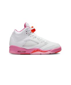 نایک ایرجردن 5 سفید صورتی Nike Air Jordan 5 Retro White Pinksicle