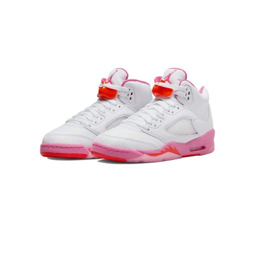 نایک ایرجردن 5 سفید صورتی Nike Air Jordan 5 Retro White Pinksicle