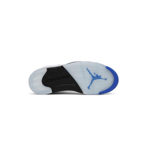 نایک ایرجردن 5 سفید طوسی آبی Nike Air Jordan 5 Retro Stealth 2.0