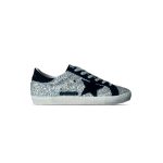 کتونی کژوال گلدن گوس مشکی نقره ای Golden Goose Black Silver