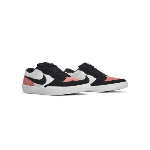کفش کژوال نایک ایرفورس اس بی مشکی سفید صورتی Nike Air Force Sb Pink Salt