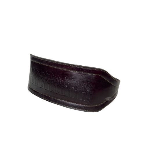 کمربند بدنسازی چرمی سگک دار طرح هخامنشی Leather Gym Belt With Buckle