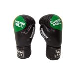 دستکش بوکس چرم گرین هیل مشکی سبز Green Hill Boxing Gloves