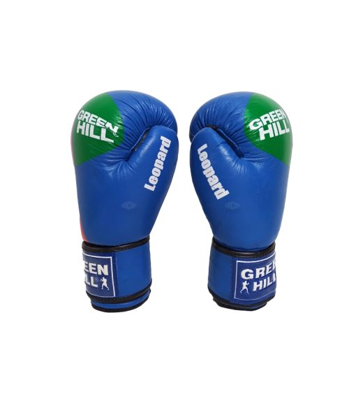 دستکش بوکس چرم گرین هیل آبی سبز Green Hill Boxing Gloves