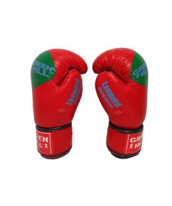 دستکش بوکس چرم گرین هیل قرمز سبز Green Hill Boxing Gloves