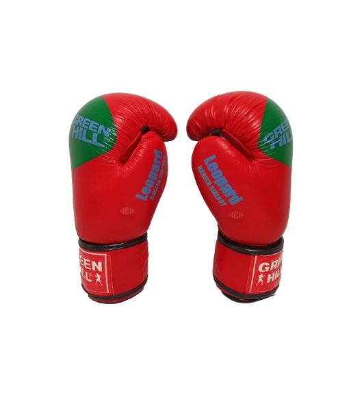 دستکش بوکس چرم گرین هیل قرمز سبز Green Hill Boxing Gloves