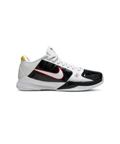 کتونی بسکتبال نایک کوبی 5 سفید مشکی Nike Zoom Kobe 5 Protro Alternate Bruce Lee