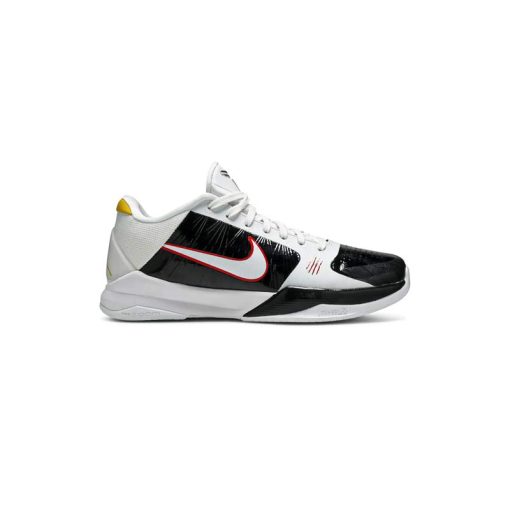 کتونی بسکتبال نایک کوبی 5 سفید مشکی Nike Zoom Kobe 5 Protro Alternate Bruce Lee