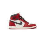کتونی نایک ایرجردن 1 ساقدار شیکاگو قرمز مشکی Nike Air Jordan 1 High Chicago Lost & Found