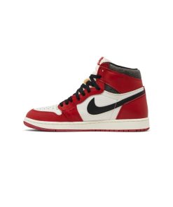 کتونی نایک ایرجردن 1 ساقدار شیکاگو قرمز مشکی Nike Air Jordan 1 High Chicago Lost & Found