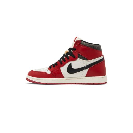 کتونی نایک ایرجردن 1 ساقدار شیکاگو قرمز مشکی Nike Air Jordan 1 High Chicago Lost & Found