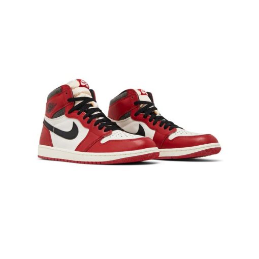 کتونی نایک ایرجردن 1 ساقدار شیکاگو قرمز مشکی Nike Air Jordan 1 High Chicago Lost & Found