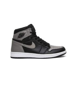کتونی نایک ایرجردن 1 ساقدار مشکی طوسی شدو Nike Air Jordan 1 High OG Black Grey Shadow