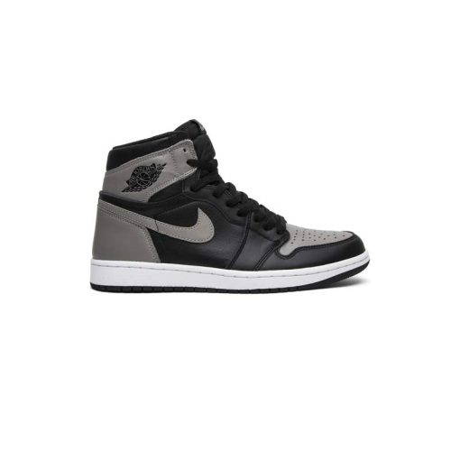 کتونی نایک ایرجردن 1 ساقدار مشکی طوسی شدو Nike Air Jordan 1 High OG Black Grey Shadow