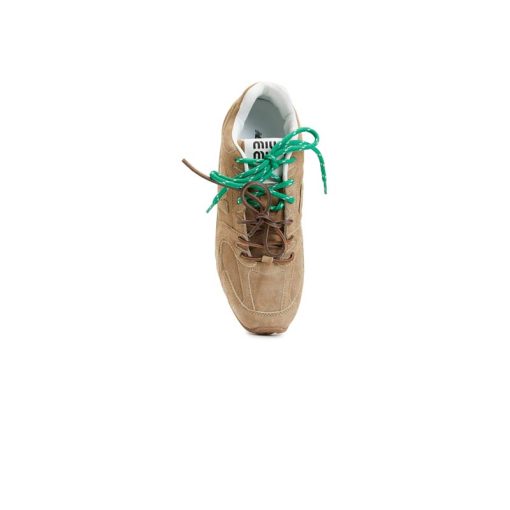 کتونی نیوبالانس 530 میومیو کرم New Balance 530 SL Miu Miu Sl Suede Brown