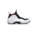 کفش بسکتبالی نایک فومپوزیت وان سفید سورمه ای Nike Air Foamposite One Olympic
