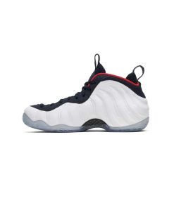 کفش بسکتبالی نایک فومپوزیت وان سفید سورمه ای Nike Air Foamposite One Olympic