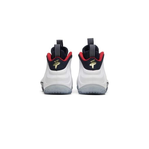 کفش بسکتبالی نایک فومپوزیت وان سفید سورمه ای Nike Air Foamposite One Olympic