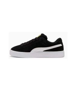 کفش کژوال پوما سوئد ایکس لارج مشکی سفید فراری Puma Suede XL Scuderia Ferrari Black White