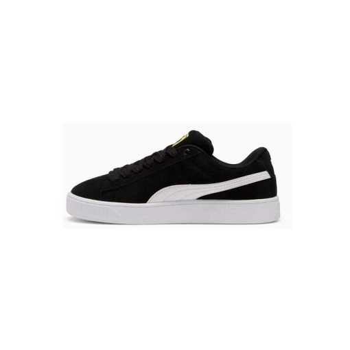 کفش کژوال پوما سوئد ایکس لارج مشکی سفید فراری Puma Suede XL Scuderia Ferrari Black White