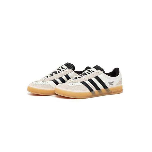 کتونى آدیداس گزل بدبانى ایندور سفید مشکی Adidas x Bad Bunny Gazelle Indoor White/Black/Gum