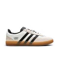 کتونى آدیداس گزل بدبانى ایندور سفید مشکی Adidas x Bad Bunny Gazelle Indoor White/Black/Gum