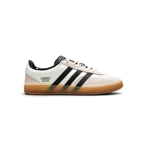 کتونى آدیداس گزل بدبانى ایندور سفید مشکی Adidas x Bad Bunny Gazelle Indoor White/Black/Gum