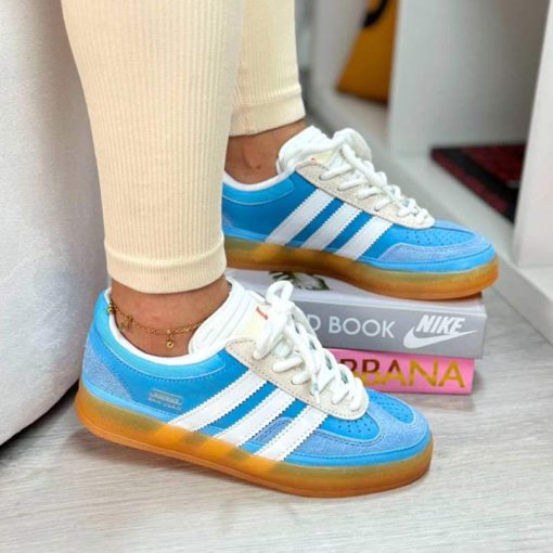 کتونى آدیداس گزل بدبانى ایندور Adidas x Bad Bunny Gazelle Indoor ‘San Juan