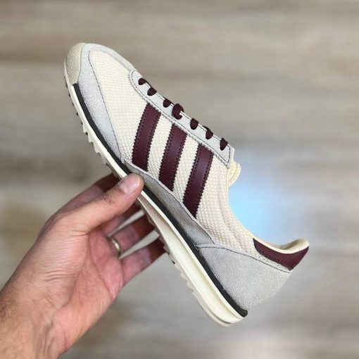 کتونی ادیداس کرم قرمز adidas SL 72 OG Crystal Sand Shadow Red