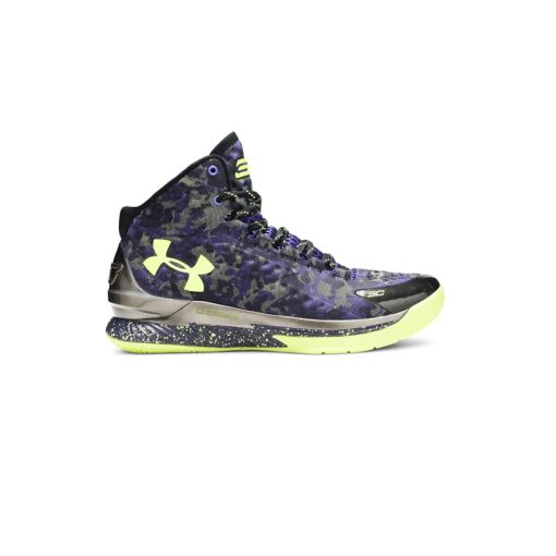 کتونی بسکتبال آندر آرمور استفن کری 1 بنفش سبز Under Armour Curry 1 All Star - Dark Matter