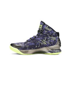 کتونی بسکتبال آندر آرمور استفن کری 1 بنفش سبز Under Armour Curry 1 All Star – Dark Matter
