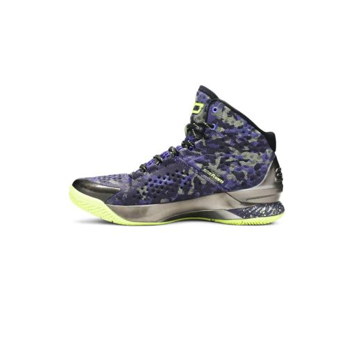 کتونی بسکتبال آندر آرمور استفن کری 1 بنفش سبز Under Armour Curry 1 All Star - Dark Matter