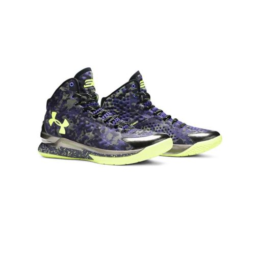کتونی بسکتبال آندر آرمور استفن کری 1 بنفش سبز Under Armour Curry 1 All Star - Dark Matter