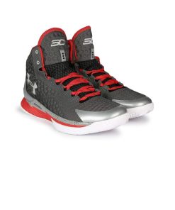 کتونی بسکتبال آندر آرمور استفن کری 1 طوسی قرمز Under Armour Curry 1 Underdog