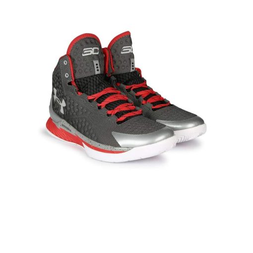 کتونی بسکتبال آندر آرمور استفن کری 1 طوسی قرمز Under Armour Curry 1 Underdog
