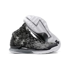 کتونی بسکتبال آندر آرمور استفن کری 1 طوسی طرحدار Under Armour Curry 1 MI30