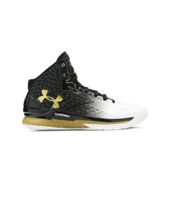 کتونی بسکتبال آندر آرمور استفن کری 1 طوسی طلایی Under Armour Curry 1 MVP