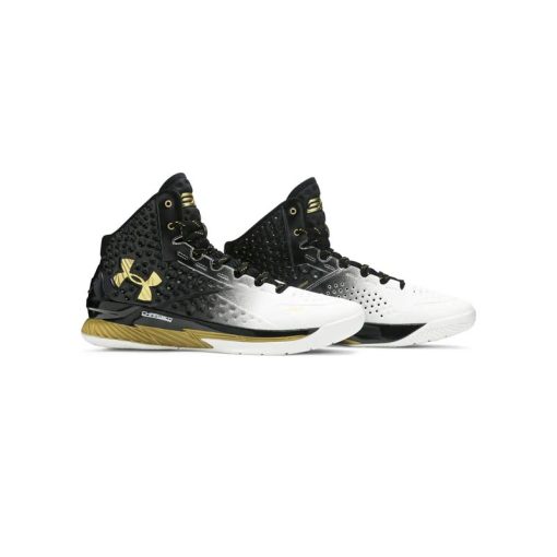 کتونی بسکتبال آندر آرمور استفن کری 1 طوسی طلایی Under Armour Curry 1 MVP